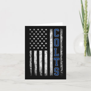 Colts Retro Mannen Vrouwen Jongen Meisje Kaart