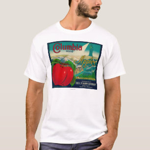 Columbia Apple Crate LabelYakima, WA T-shirt