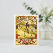 Columbia Bicycle Advertentie Briefkaart (Staand voorkant)