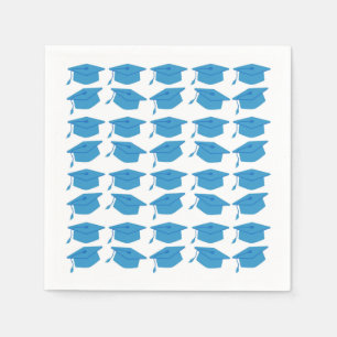 COLUMBIA BLUE AFSTUDEREN PAPIER NAPKINS SERVET