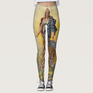 Columbia Brewing Co. Poster Vrouwelijke Leggings