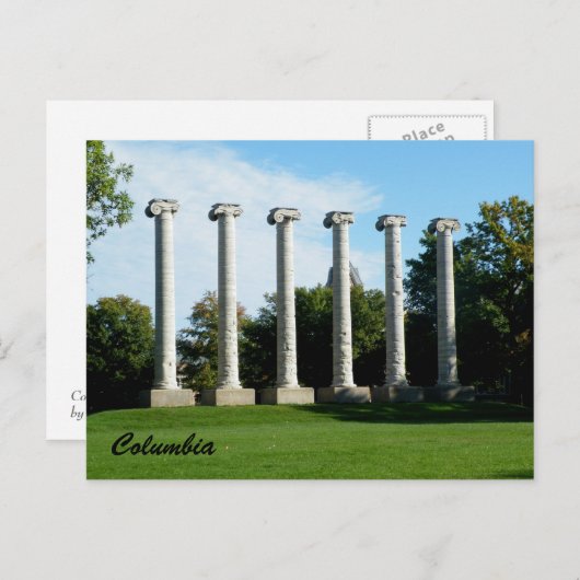 Columbia Briefkaart (Voorkant / Achterkant)