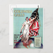 Columbia Calls Briefkaart (Voorkant / Achterkant)