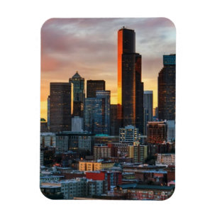 Columbia centre en het centrum van Seattle, Seattl Magneet
