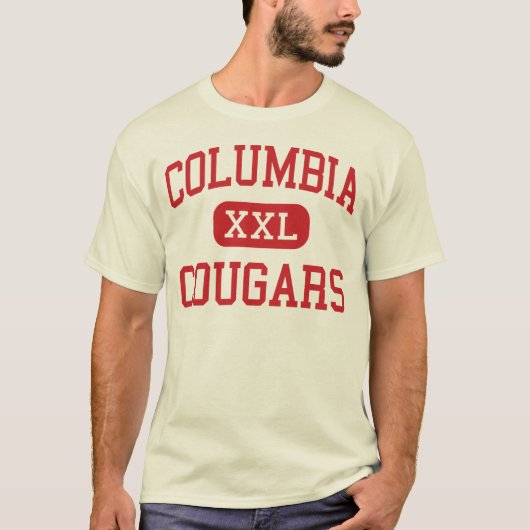 Columbia - Cougars - High - Maplewood New Jersey T-shirt (Voorkant)