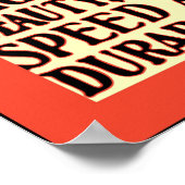 Columbia fietsen ~  fiets Adverteren Poster (Hoek)