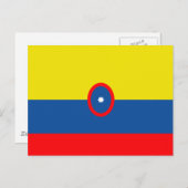 Columbia Flag Briefkaart (Voorkant / Achterkant)