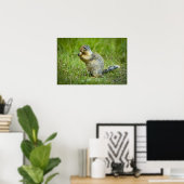 Columbia Ground Squirrel Poster (Thuiskantoor)