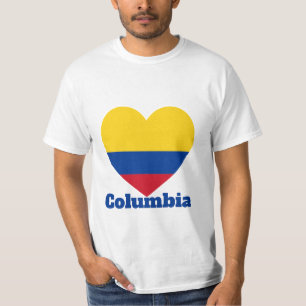 Columbia Heart Flag T-Shirt