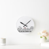 Columbia Height Wall klok (Huis)