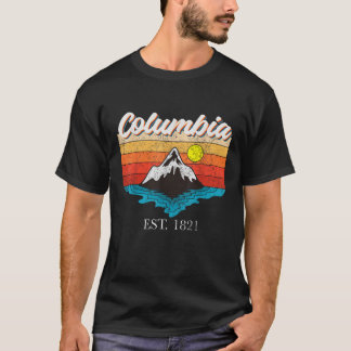 Columbia Home Town Sunset Verenigde Staten Vakant T-shirt