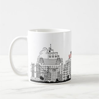 Columbia Hoogte Nostalgische koffie Mok