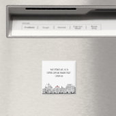 Columbia Hoogten Nostalgisch Magneet (Insitu (Vaatwasser))