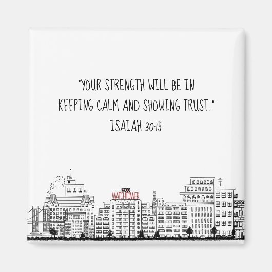 Columbia Hoogten Nostalgisch Magneet (Voorkant)