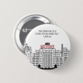 Columbia Hoogten Nostalgisch Ronde Button 5,7 Cm (Voorkant /achterkant)