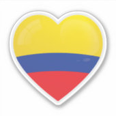 Columbia Love Flag Sticker (Voorkant)