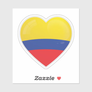 Columbia Love Flag Sticker