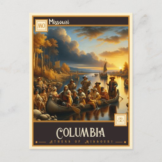 Columbia, Missouri |  Briefkaart (Voorkant)