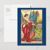 Columbia Observes Memorial Day Briefkaart (Voorkant / Achterkant)