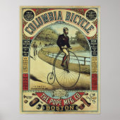 Columbia  Penny Farthing Bicycle Poster (Voorkant)