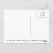 Columbia River Gorge Briefkaart (Achterkant)