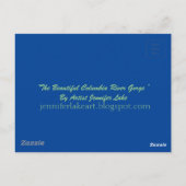 Columbia River Gorge Briefkaart (Achterkant)