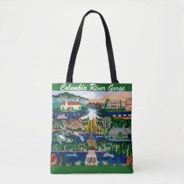 Columbia River Gorge Canvas tas