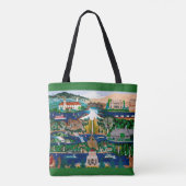 Columbia River Gorge Canvas tas (Achterkant)
