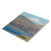 Columbia River Gorge en Mount Hood Landschap Tegeltje (Zijkant)