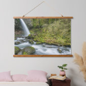 Columbia River Gorge, Ponytail Herfsten Hangend Wandkleed (Slaapkamer)