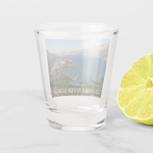 Columbia River Gorge Travel Photo Shot Glas (Achterkant)