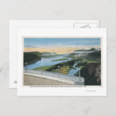 Columbia River Gorge Uitzicht uit Crown Point, Briefkaart (Voorkant / Achterkant)