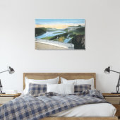 Columbia River Gorge Uitzicht uit Crown Point, Canvas Afdruk (Insitu (Slaapkamer))