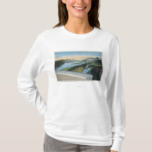 Columbia River Gorge Uitzicht uit Crown Point, T-shirt