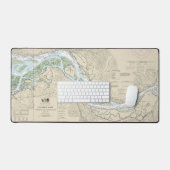 Columbia River Nautische Grafiek 18523 Bureaumat (Keyboard & Muis)