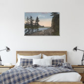 Columbia River, Oregon - Highway West of Oneonta Canvas Afdruk (Insitu (Slaapkamer))