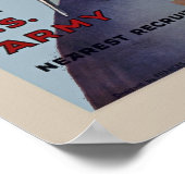 Columbia roept WW1 legerinschrijving op Poster (Hoek)