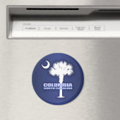 Columbia SC (Palmetto & Crescent) Magneet (Insitu (Vaatwasser))