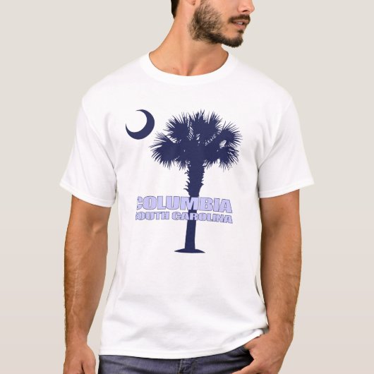Columbia SC (Palmetto & Crescent) T-shirt (Voorkant)