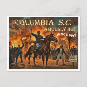 Columbia South Carolina, Berucht Heet Briefkaart