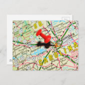 Columbia, South Carolina Briefkaart (Voorkant / Achterkant)