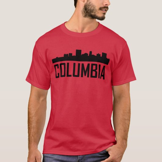 Columbia South Carolina City Skyline friends T-shirt (Voorkant)