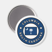 Columbia South Carolina Magneet (Voorkant / Achterkant)