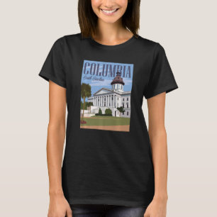 Columbia South Carolina Outdoor Camping T-shirt