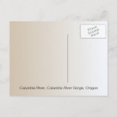 Columbia Sunset Briefkaarten (Achterkant)