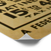 Columbia Theater Vintage Poster (Hoek)