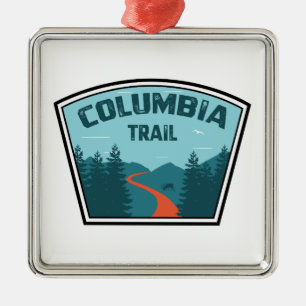 Columbia Trail New Jersey Metalen Ornament