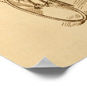 Columbia-veiligheidscycli en kunstPoster Poster (Hoek)