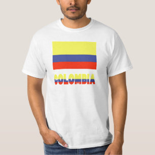 Columbia Vlag & Naam T-shirt