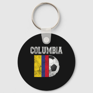 Columbia Vlag - Voetbal Sleutelhanger